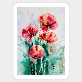 Poppies Sticker